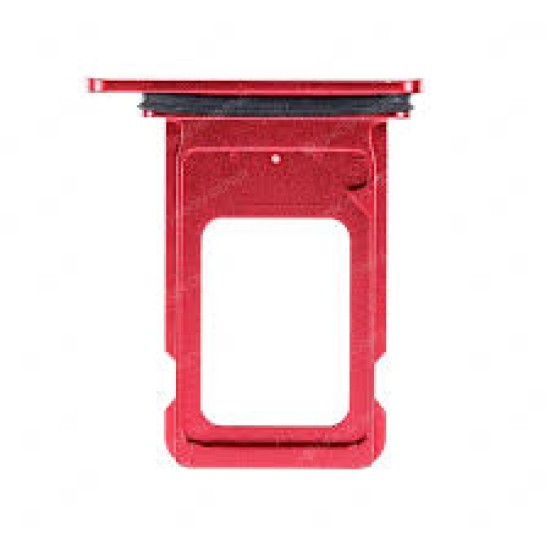  SIM HOLDER OUTSIDE IPHONE XR DUAL RED